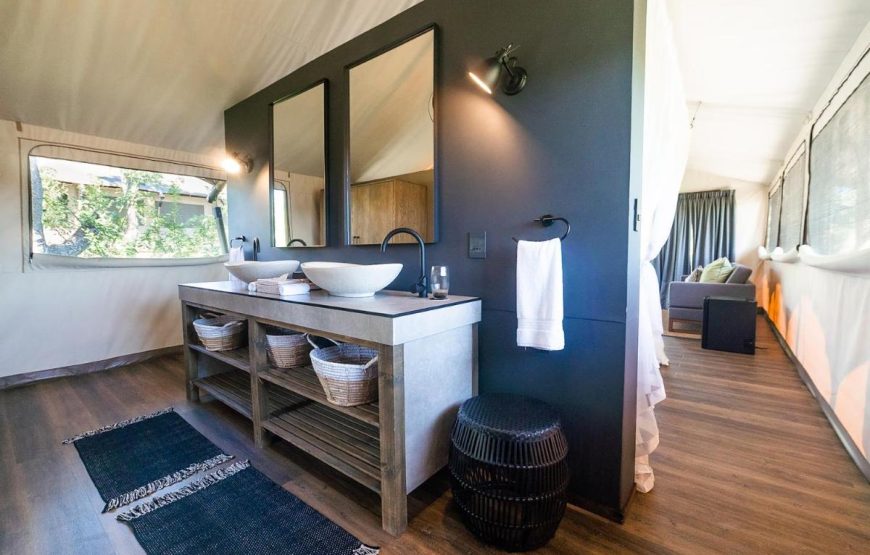 Luxury Tent Sharing (Half Board  Dinner, bed, and breakfast  + 1 x half day game drives per night Stay)